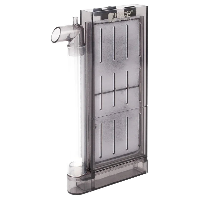 Quiet Plastic Air-Driven Aquarium Filter with 3 Eco-Friendly Filter Elements for Fish Tank