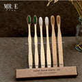 MR.E Eco-Friendly for Handle Charcoal Toothbrush Soft/Medium Bristles Disposable 100% Biodegradable Travel Custom Logo