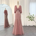 Jancember SCZ126 Modest Beaded Party Prom Sequins Plus Size Women Dresses