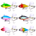 1pcs Rotating Metal Vib Bait Spinner Spoon Fishing Lures 7G 10G 14G Jigs Trout Winter Fishing Hard Tackle Pesca