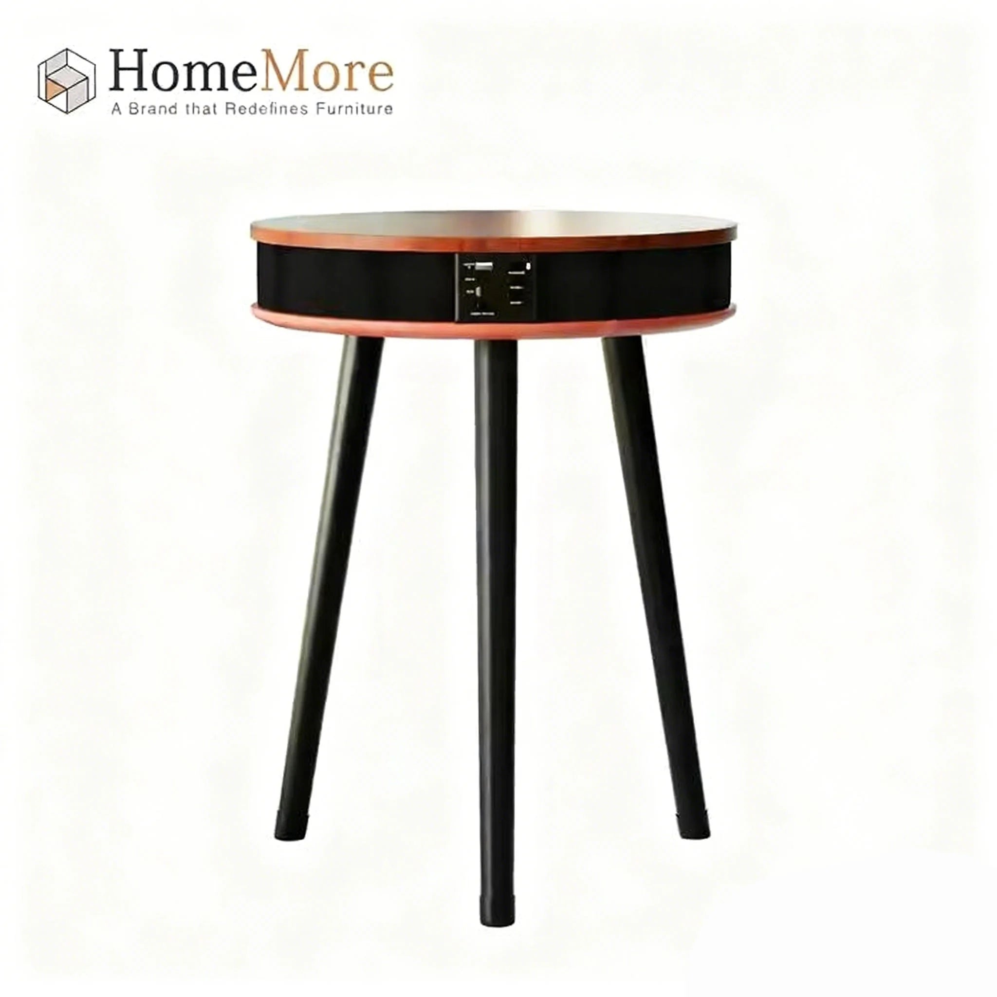 Hot Sale Professional Lower Price Wireless Furniture Smart Beside Table Simple Solid Wood Blue Tooth Speaker Coffee Table