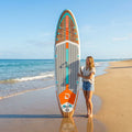 Free Shipping sup Inflatable Stand up Paddle Board 33'' Ultra Wide Paddle Surf Board Drop Stitch Inflatable sup Paddle Board