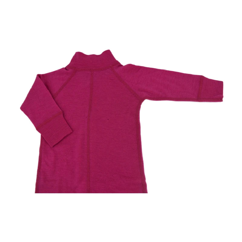 2627 spring summer GECKO MASTER Kids Clothes 100% Merino Wool Long Sleeve Kid Clothes With Zipper 2026