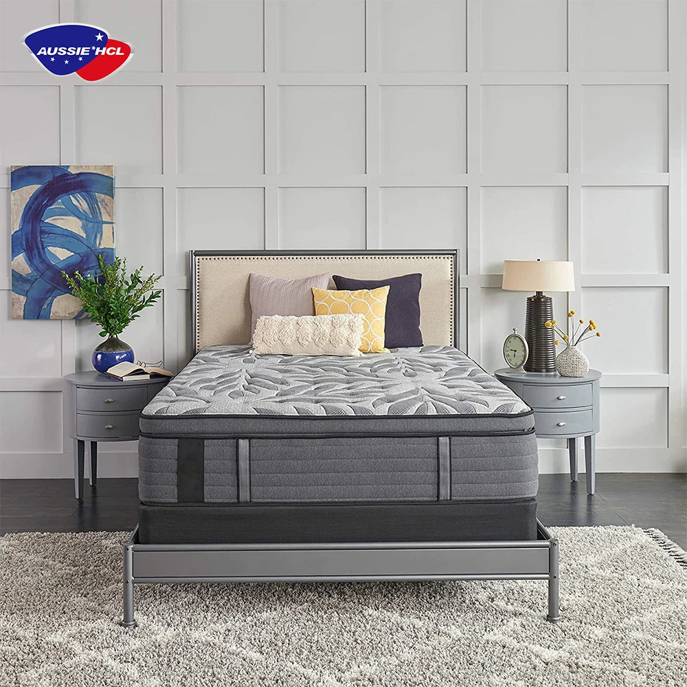 king Queen Mattresses Rolled up in a Carton Box Gel Memory Double Sleep Well Twin Hybrid Foam Pocket Spring Mattress