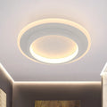 Modern Round Living Room Chandelier Led Lamp Flush Mount Ceiling Light for Hallway