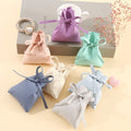 Factory Wholesale Super Fiber Beam Mouth Jewelry Bag Jewelry Packaging Storage Bag Necklace Earring Scratch-Resistant Gift Bag