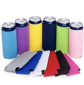 Wholesale 14oz Double Wall Stainless Steel Cooler Custom Logo Insulated Skinny Can Holder Beer Beverage Neoprene Bottle Holder