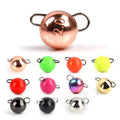 Spinpoler Tungsten Cheburashka Sinker Weight Rig Jig Head Ball Heavy Drop Shot Fishing Tackle for Soft Plastic Lure Accessories