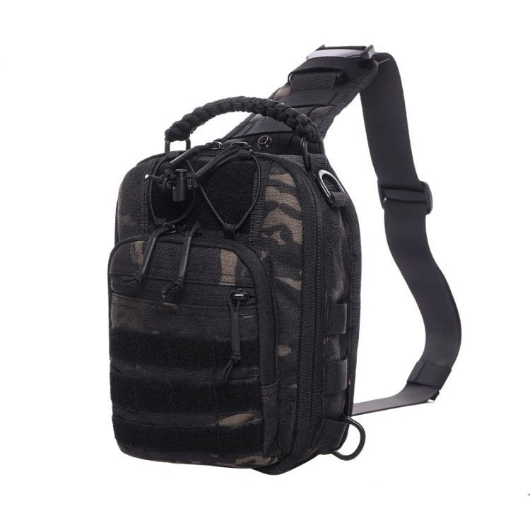 Wholesale Promotional Outdoor Waterproof Sports Tactical Women's Messenger Bags Chest Bag 1000D Unisex All Seasons