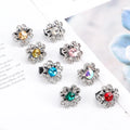 Luxury Metal Shoe Charms Shiny Rhinestone Decorative Shoe Clips for Sneakers Premium Shoe Decorations