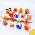 New Design 3D Effect Dull Polish Glossy Artificial Fast Food Simulation Food Resin Cabochons Slime Decoration for Jewelry Making