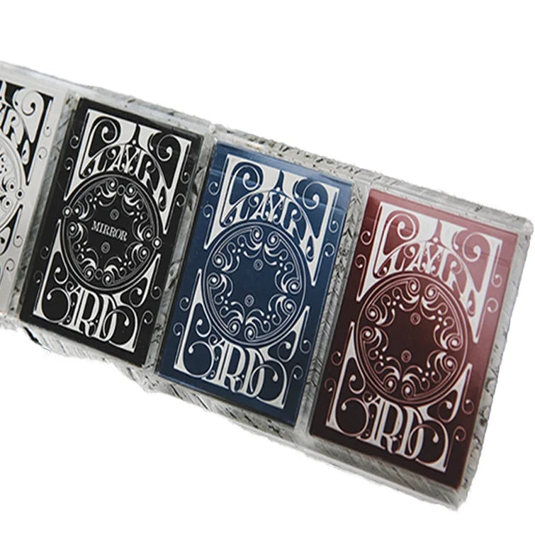 Factory Wholesale Customized 4-Deck Crystal Square Display Case Handmade Square Acrylic (Pmma) Playing Card Case Polish Surface