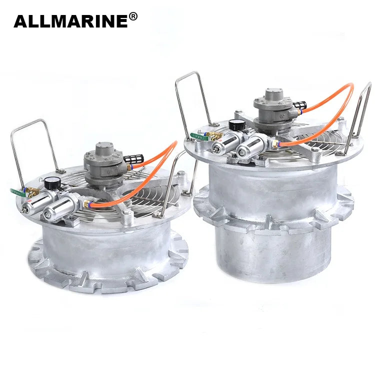 Allmarine TF-300A/400A Size ID300mm 400mm Pneumatic Axial Flow Turbine Fan Gas Freeing Air Driven Exhaust Fan 1-7kgf/cm2 2 CFM MegaBDM