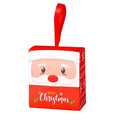 Wholesale in Stock Merry Christmas Paper Box Christmas Eve Candy Biscuit Cookie Paper Packaging Box With Handle