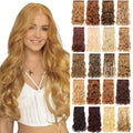 5 Clip One Piece Clip in Hair Extensions Real Synthetic Hair 10 Inch Clip in Extensions Jet Black Head Hair Extensions
