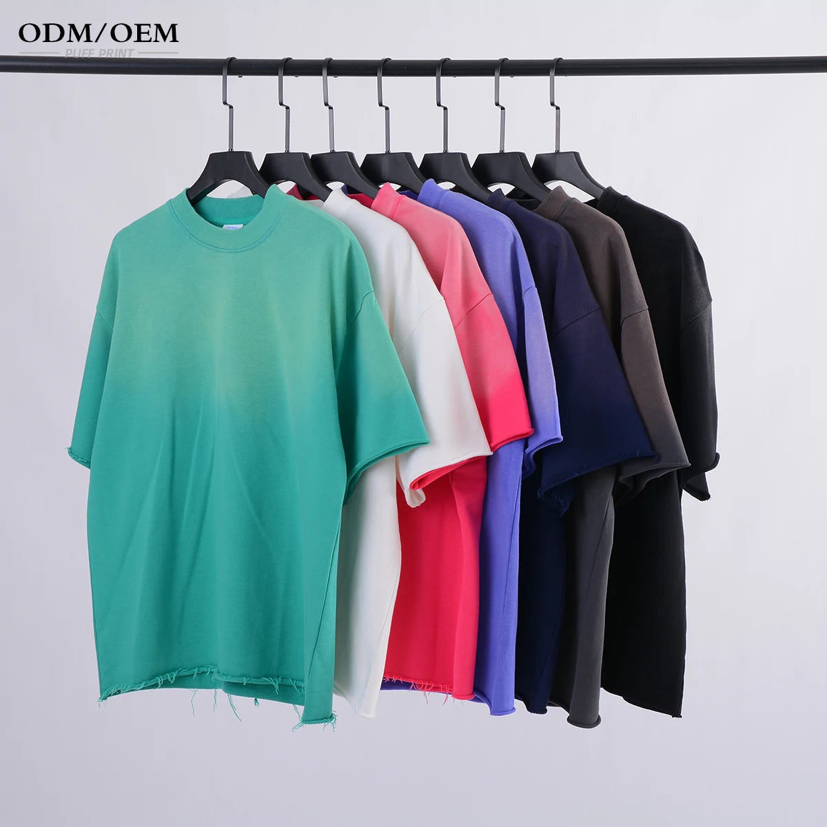 350GSM Loose Vintage Acid Washed T Shirt Custom Design Oversized Tshirts for Men Monlyey Wash t Shirt