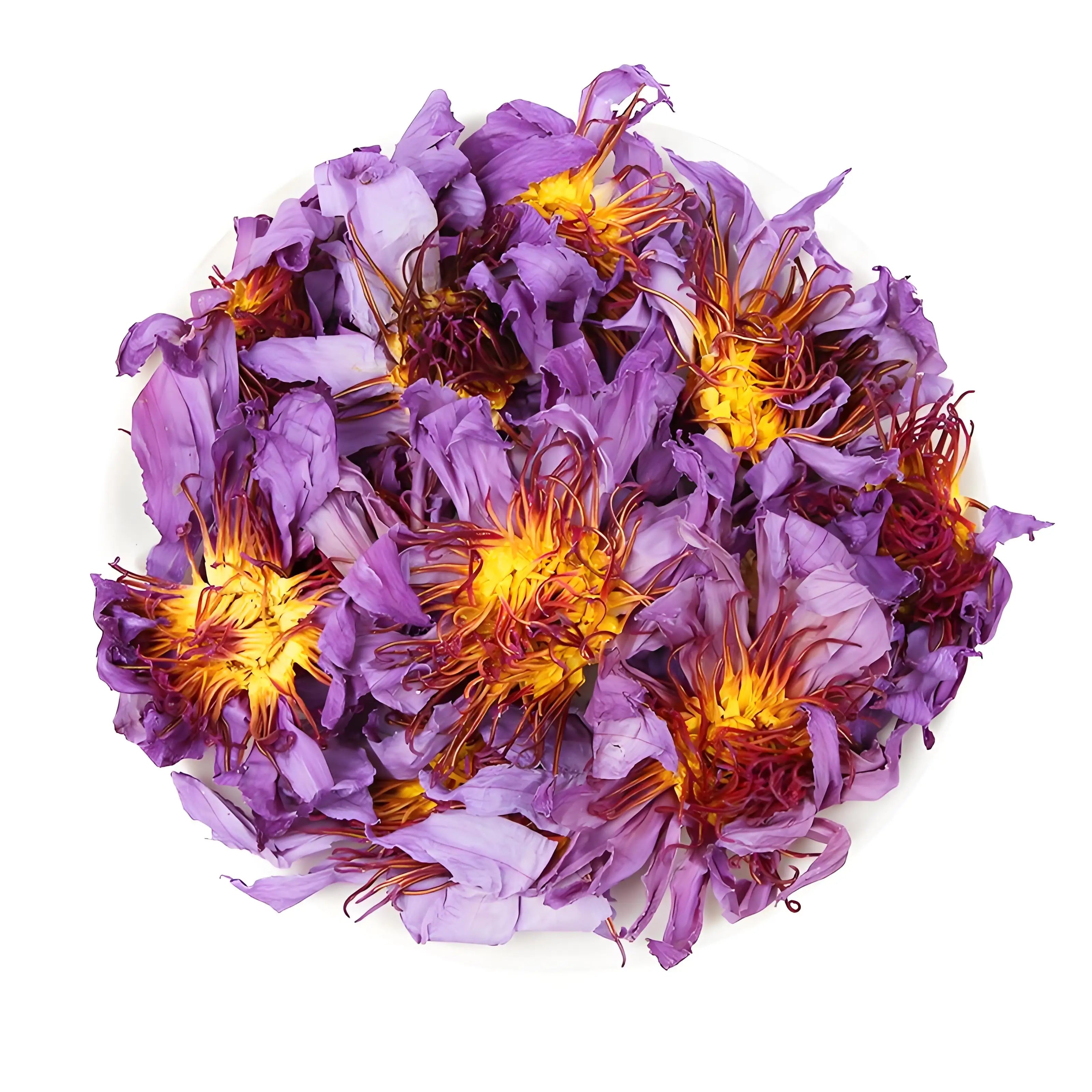 Nature Naturally Dried Blue Lotus Flower Tea Bagged Health Tea with Fragrant Flavor for Vitality and Skin Care