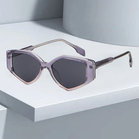 9815 Retro Sunglasses Vintage Glass Custom Manufacturer Uv400 Sun Glasses for Men Small Square Irregular Sunglasses for Women