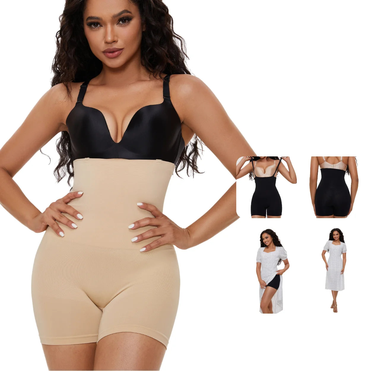 Wholesale Hip Pad Panties Women's Tummy Control Booty Lifting Underwear High Waisted Hip Enhancer Shapewear Bbl Body Shaper