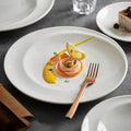 Eco-Friendly Irregular Ceramic Plate for Dinner Salad Dish Serving Dishes Porcelain Dessert Plate for Hotels and Restaurants