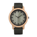 Fast Delivery Hot Selling Cheap Bulk Men's Sport 44mm Nylon Strap Wooden Case Fashion Watches