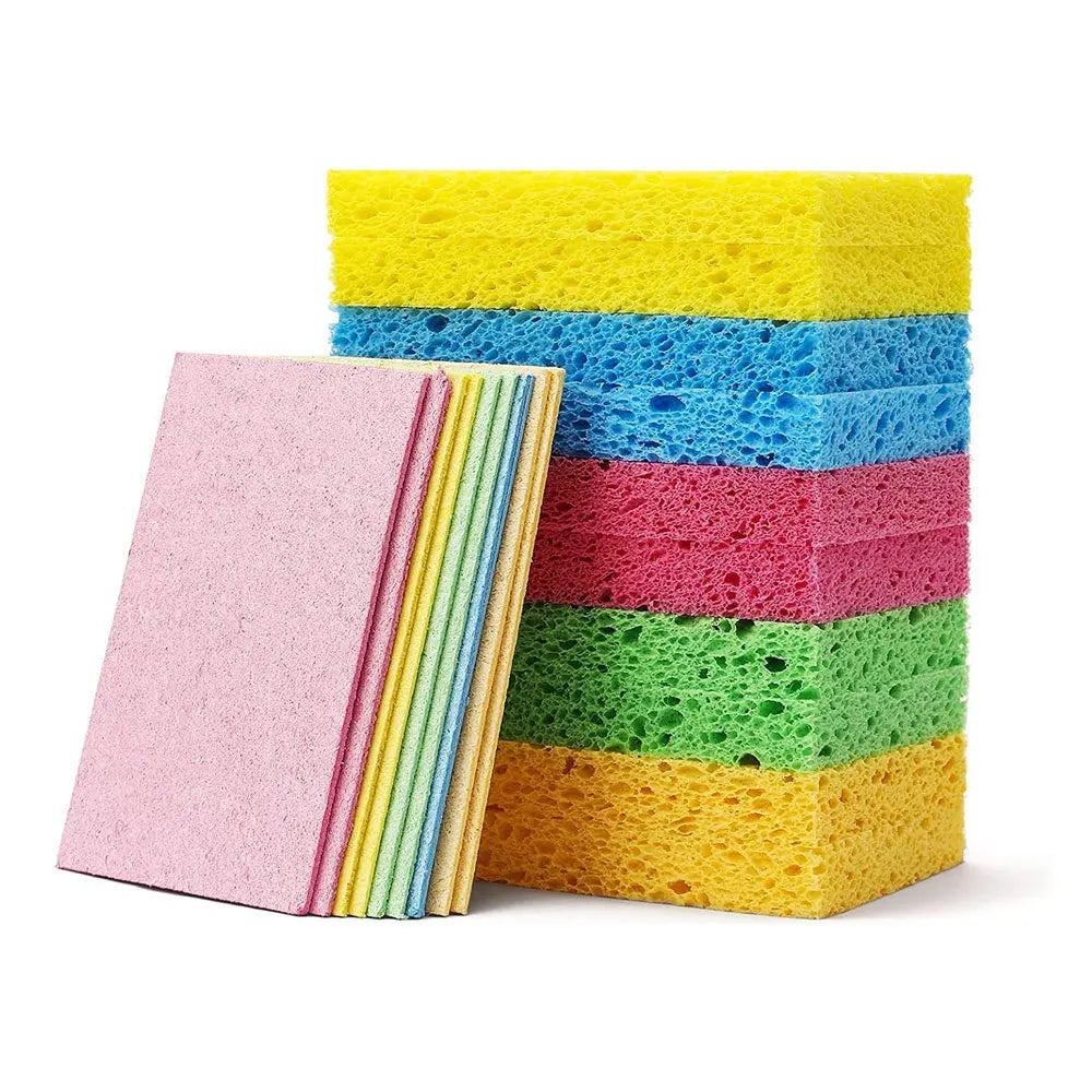 Woxin Sustainable Compressed Cellulose Sponge Cleaning Household Items Kitchen Accessories Gadgets