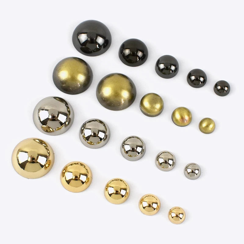Meetee KY522 8-20mm Arc Bottom Screw Rivet Bag Accessories Handmade Leather Decoration Bag Foot Nail