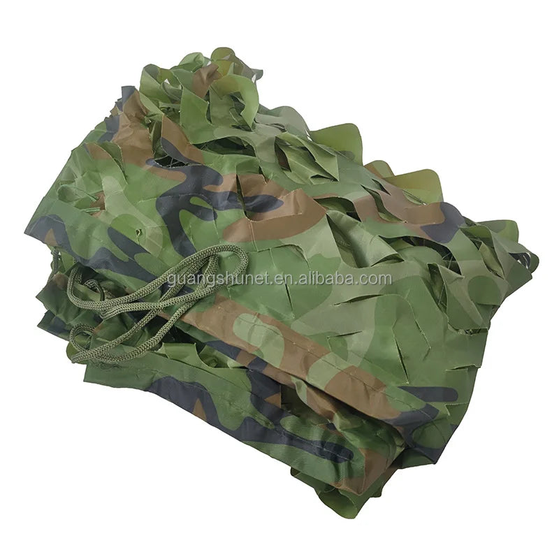 Outdoor Camo Nets Woodland Training Camo Nets Roll Nets Cover Hunting Decorations Shade Camping