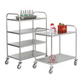 OEM/ODM Stainless Steel Utility Cart with 2/3/4/5 Tiers China Manufacturer for Hotel & Restaurant Supplies