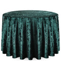 Luxury Eco-friendly 120" Nonwoven Polyester Velvet Customizable Wedding Banquet Tablecloth Disposable Oilproof Waterproof for