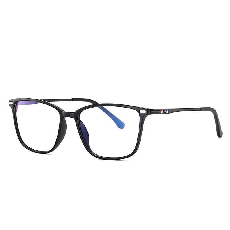 TR90 Blue Light Block Square Oval Glasses Frame Wholesale for Men Optical Daily Wear CE China Factory Eyewear