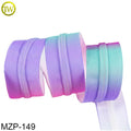 Handmade 5# Reversible Nylon Close End Zipper Color Teeth With rainbow