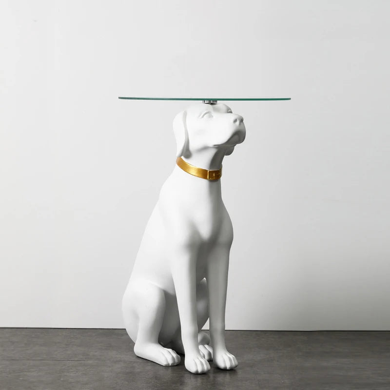 Newly Arrived Nordic Style Ceramic Animal Model Tray Dog Ornaments in Pottery & Enamel Craft Style