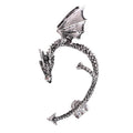 Vintage Gothic Rock Punk Twine Dragon Shape Ear Cuff Earring for Women Men Clip on Earings