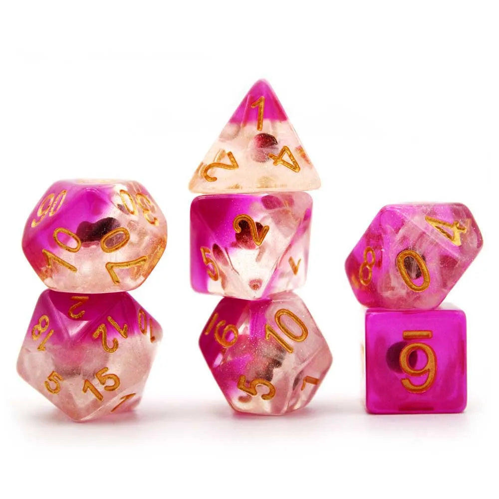 Custom Logo Dnd D10 D6 D20 Resin Dice Transparent Colorful Mixed Red Sharp Edge 16Mm Square Dice Polyhedral for Rpg Table
