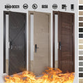 Guangdong Yohome Custom Interior Wooden Fire Resistant Door for Interior Engineered Project 1 Hours Fire Rating Fire Door