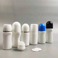 Wholesale Empty 60ml Cosmetic Roll-on Bottle Deodorant Plastic with Screen Printing Custom Logo & Color