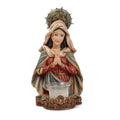 Custom Resin Religious Catholic Church Home Decor Virgin Mary with Baby Jesus Statue Candle Holder Model Handmade Hand-painted