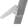 Universal Angle Adjustable Aluminum Solar Mounting Bracket Single Arm Pole Wall Ground Mounts Natural