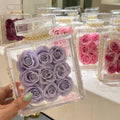 Infinity Eternity Forever Flower Real Preserved Roses Box Perfume Bottle for Graduation Christmas Thanksgiving Gifts