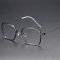 New B Titanium Vintage Solid Optical Frames Custom Logo Eyeglasses for Unisex Eye Glasses Eyewear