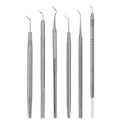 Embroidery Beauty Hot Eyelash Metal Pick Stick Beauty Tools Stainless Steel Eyelash Extensions Auxiliary Tools Doll Hot
