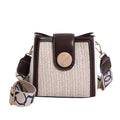 Straw Purses for Women Vacation Summer Straw Beach Bag Small Leather & Straw Crossbody Bags Hobo Bags Handbag