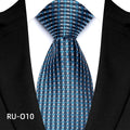 Low MOQ Shengzhou Custom School Ties Blue Tie for Men Business Company 8cm Necktie Men