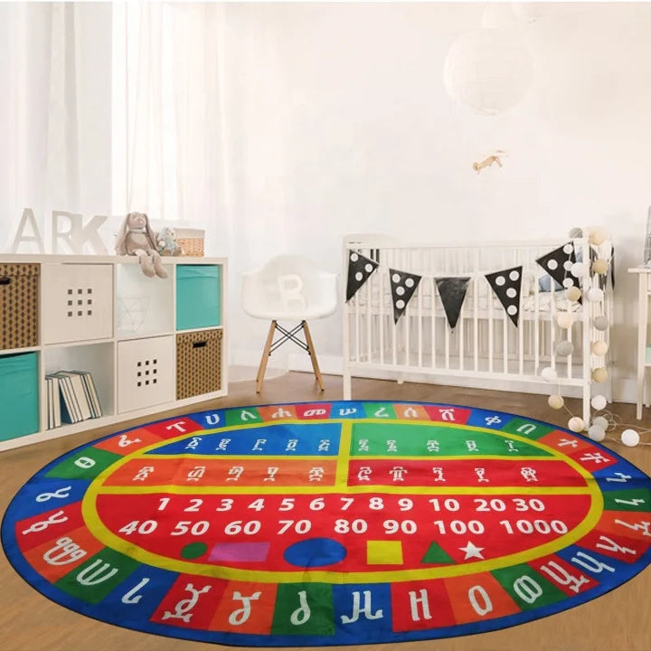 3d Cartoon Children Play Game Mats Rug Washable Floor Mats Puzzle Kids Carpet