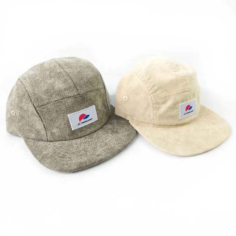 5 Panel Hat Flat Brim Baseball Cap Snapback Hats for Men Vintage Trucker Dad Hat