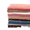 Explosive Hijabs  Headscarf Malaysia Hot Rhinestone Porcelain Headscarf Pearl Chiffon Material Headscarf Hijabs