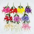 Free Sample Red Artificial Rose Flower Garland for Christmas Decorations Modern Style Party Accessories