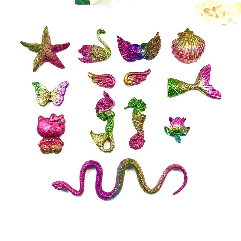 Good Quality Bismuth Crystal Animal Different Size Decoration
