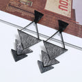 Wholesale Popular Hot Selling Geometric Wooden Wood Earrings Jewelry Supplier